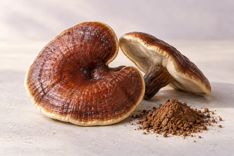 Reishi mushrooms and extract powder